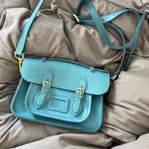 The Cambridge satchel- teal blue